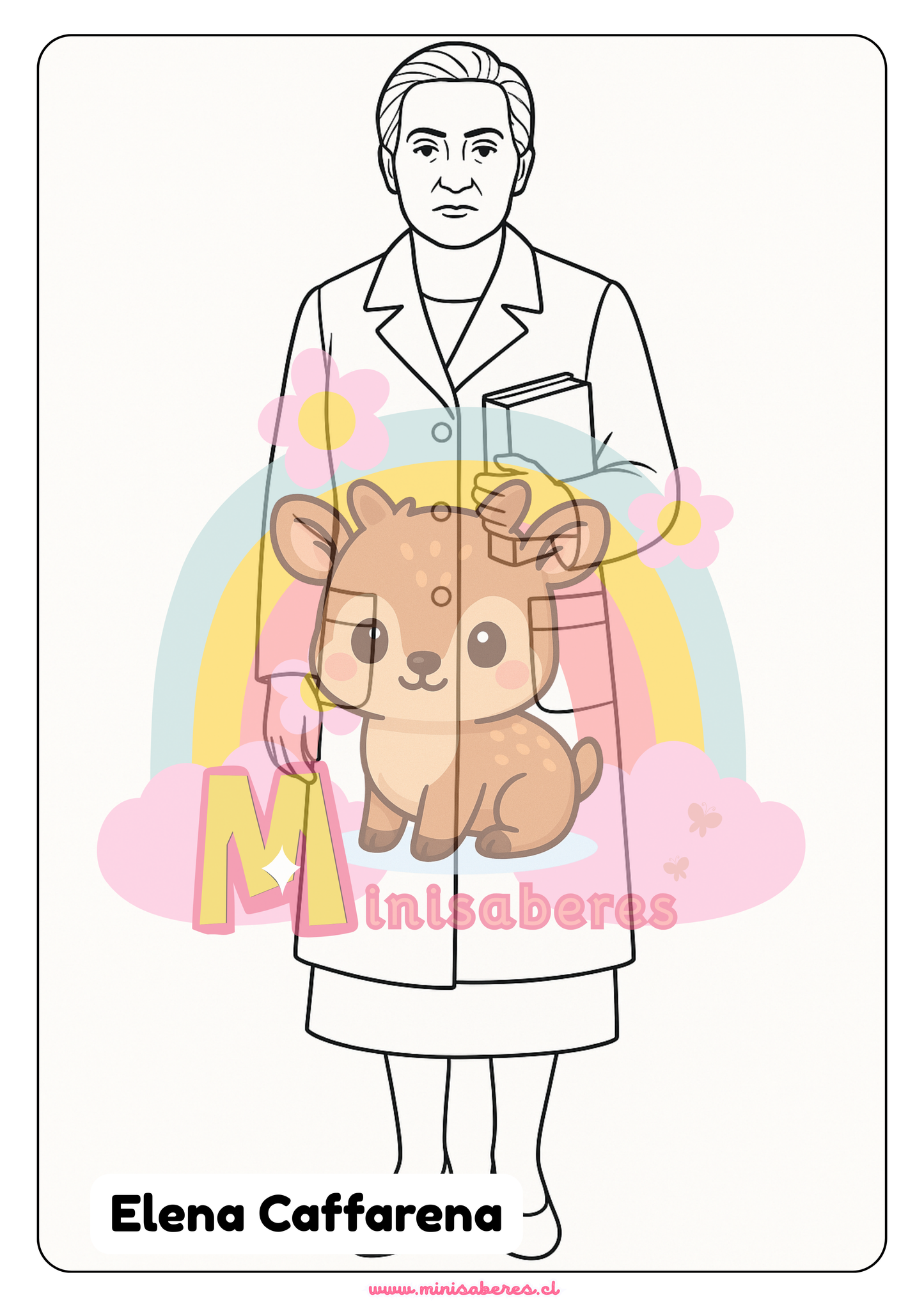 Libro para colorear - Mujeres chilenas