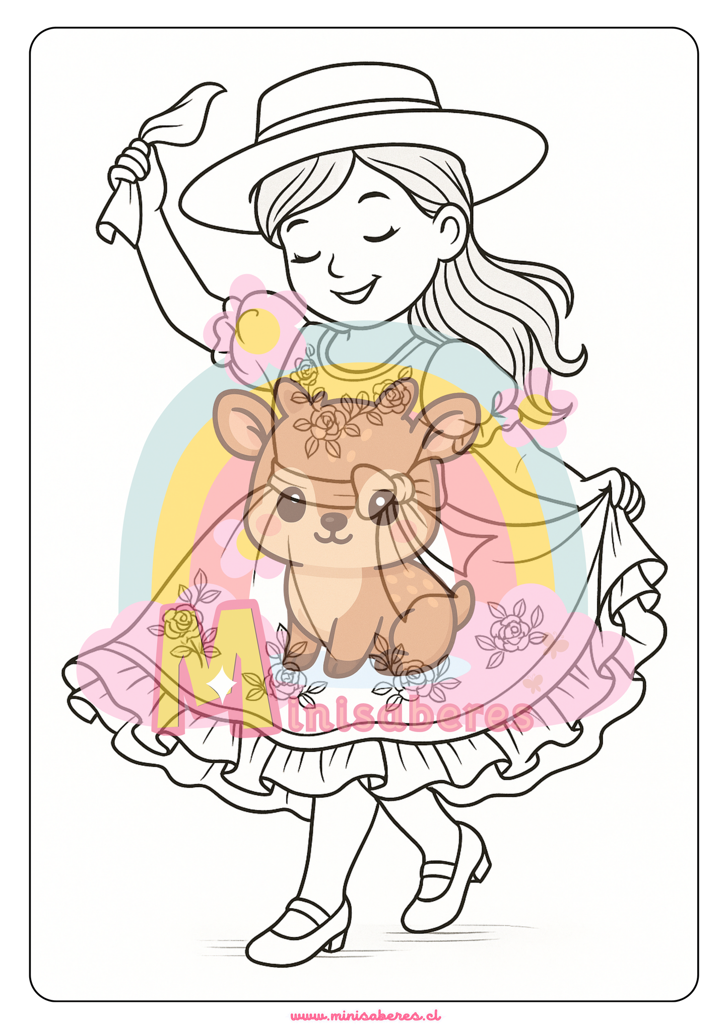 Libro para colorear - Fiestas Patrias Chile