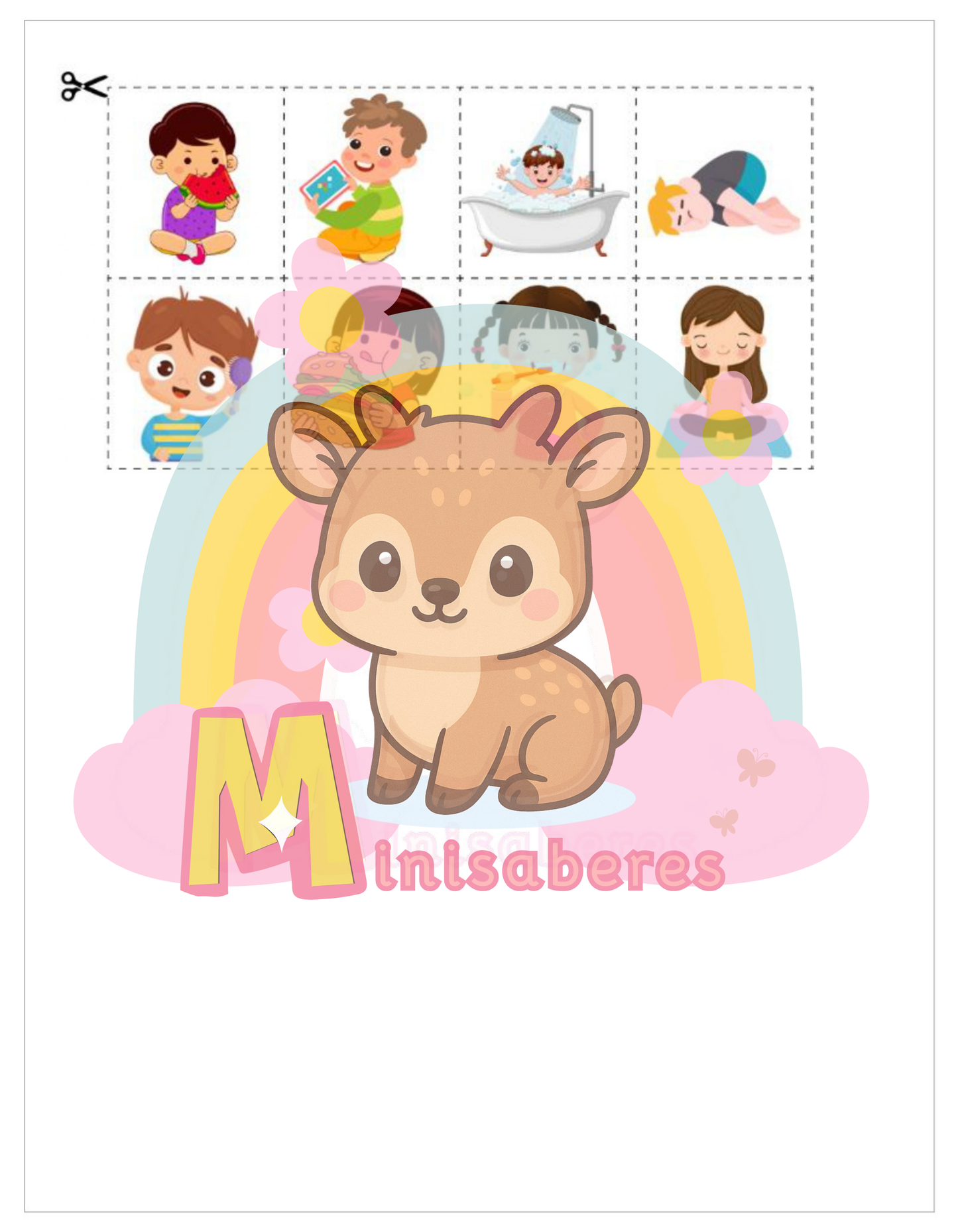 Guía N4 "Mi cuerpo y mis emociones" – Orientación 1° básico