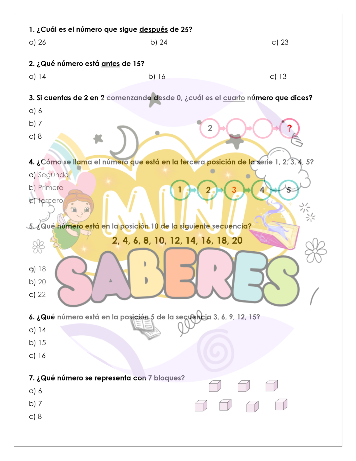 Evaluación Diagnóstica - Matemática (MAT) 2° básico
