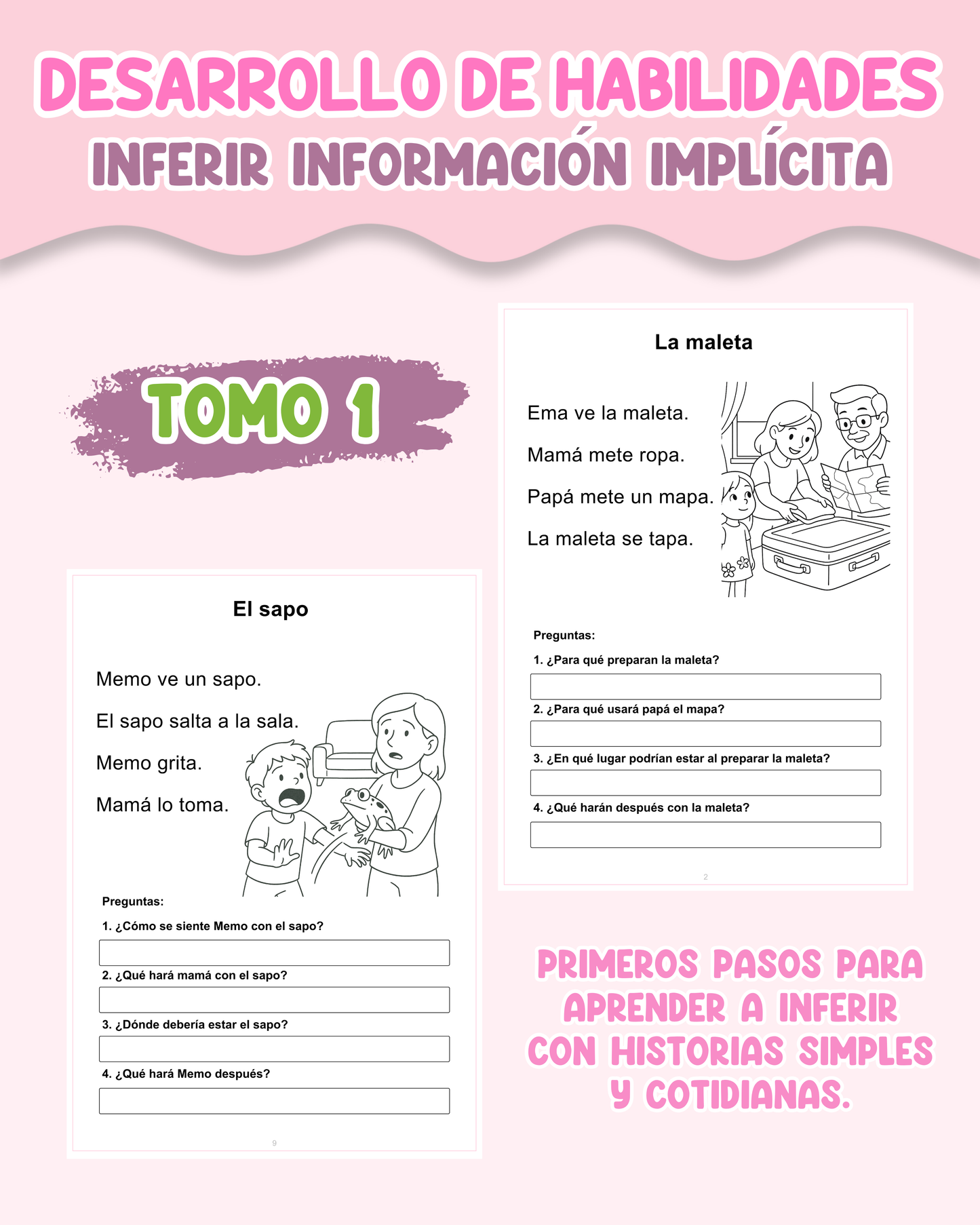PACK Desarrollo de habilidades – Inferir Información Implícita