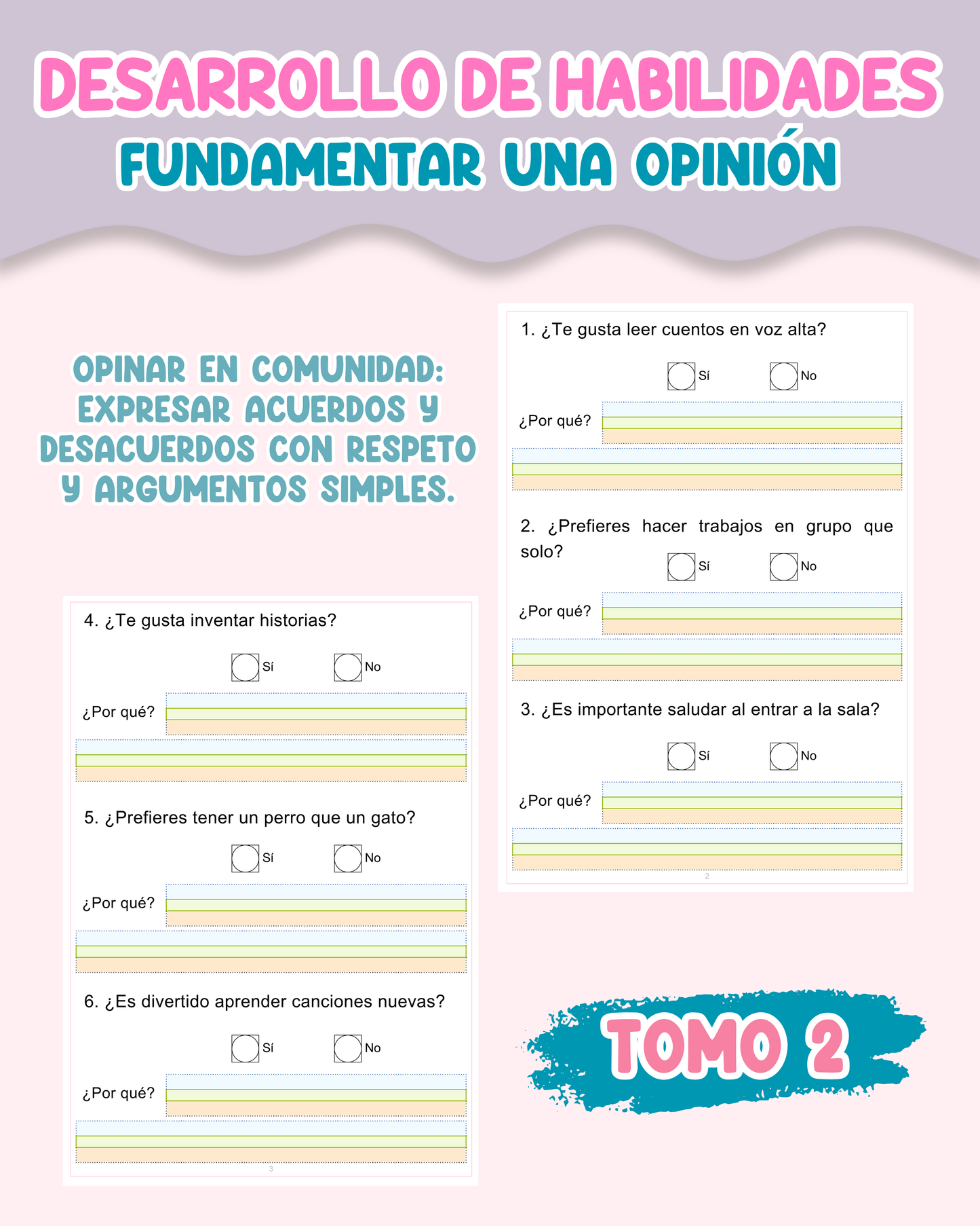 PACK Desarrollo de habilidades – Fundamentar una opinión
