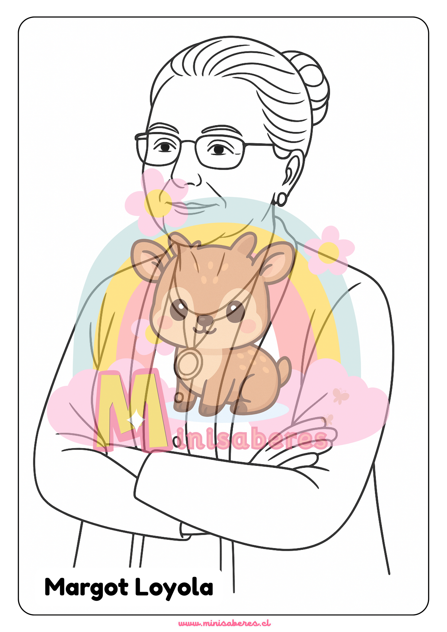 Libro para colorear - Mujeres chilenas