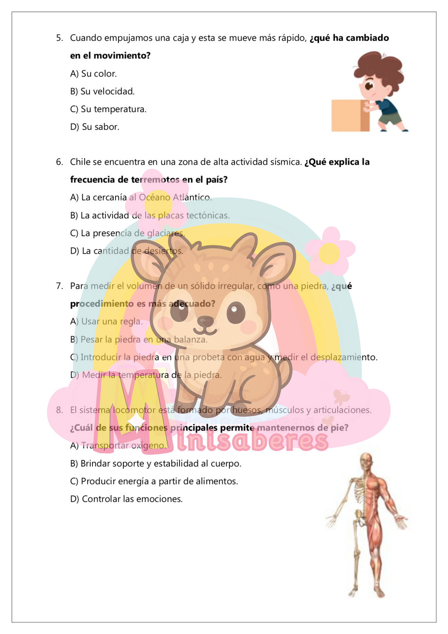 Ensayo SIMCE Ciencias 4° Básico – N°2