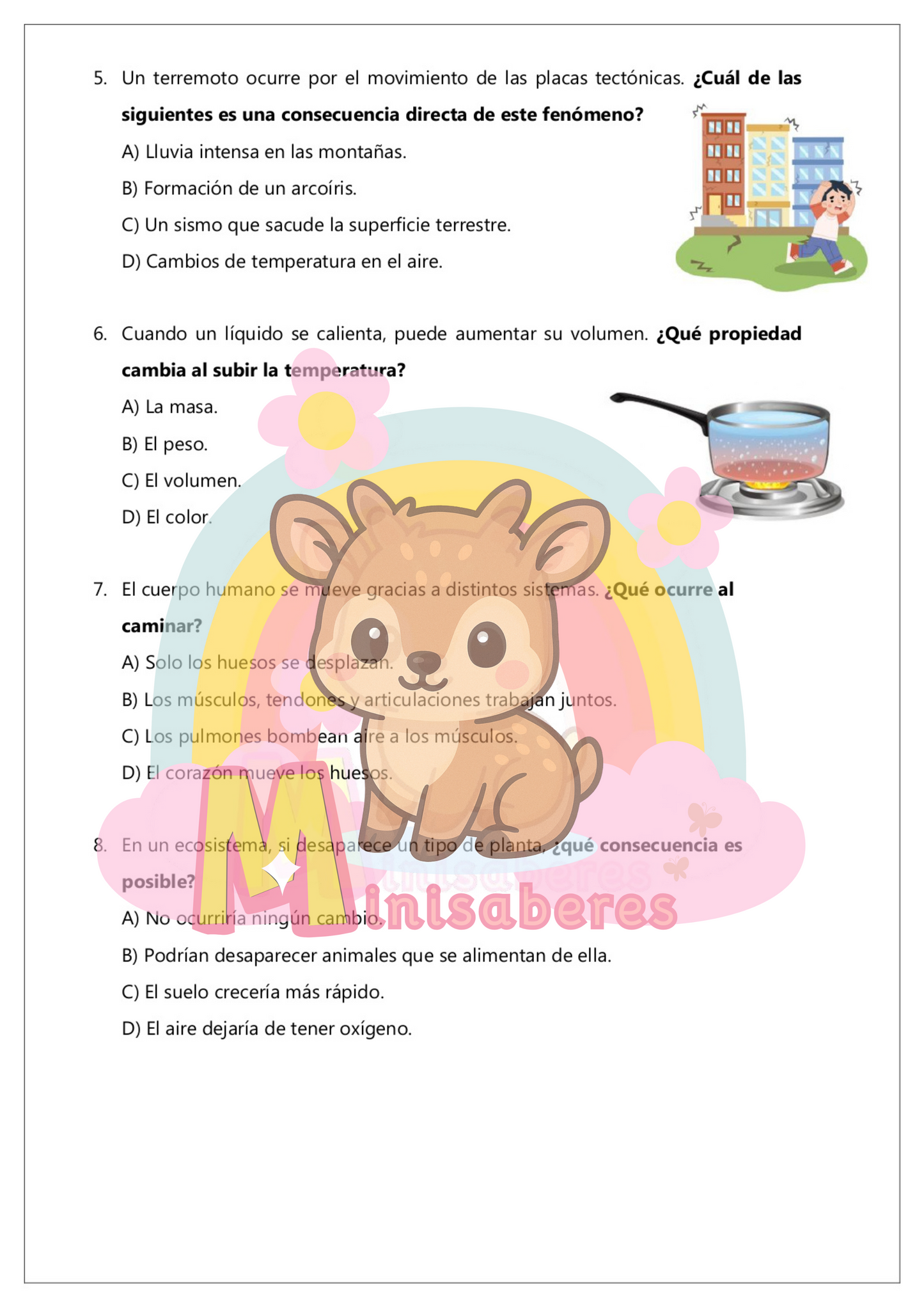 Ensayo SIMCE Ciencias 4° Básico – N°1