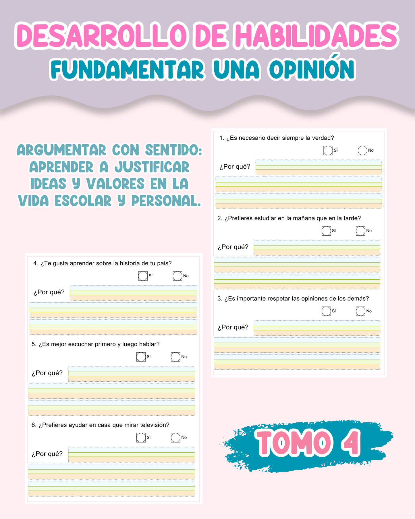PACK Desarrollo de habilidades – Fundamentar una opinión