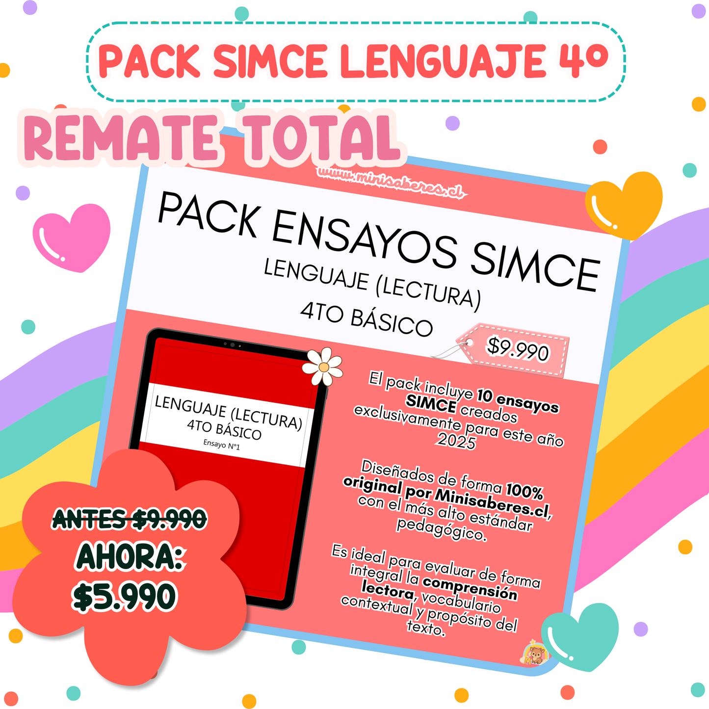 REMATE Ensayos SIMCE - Lenguaje 4° básico