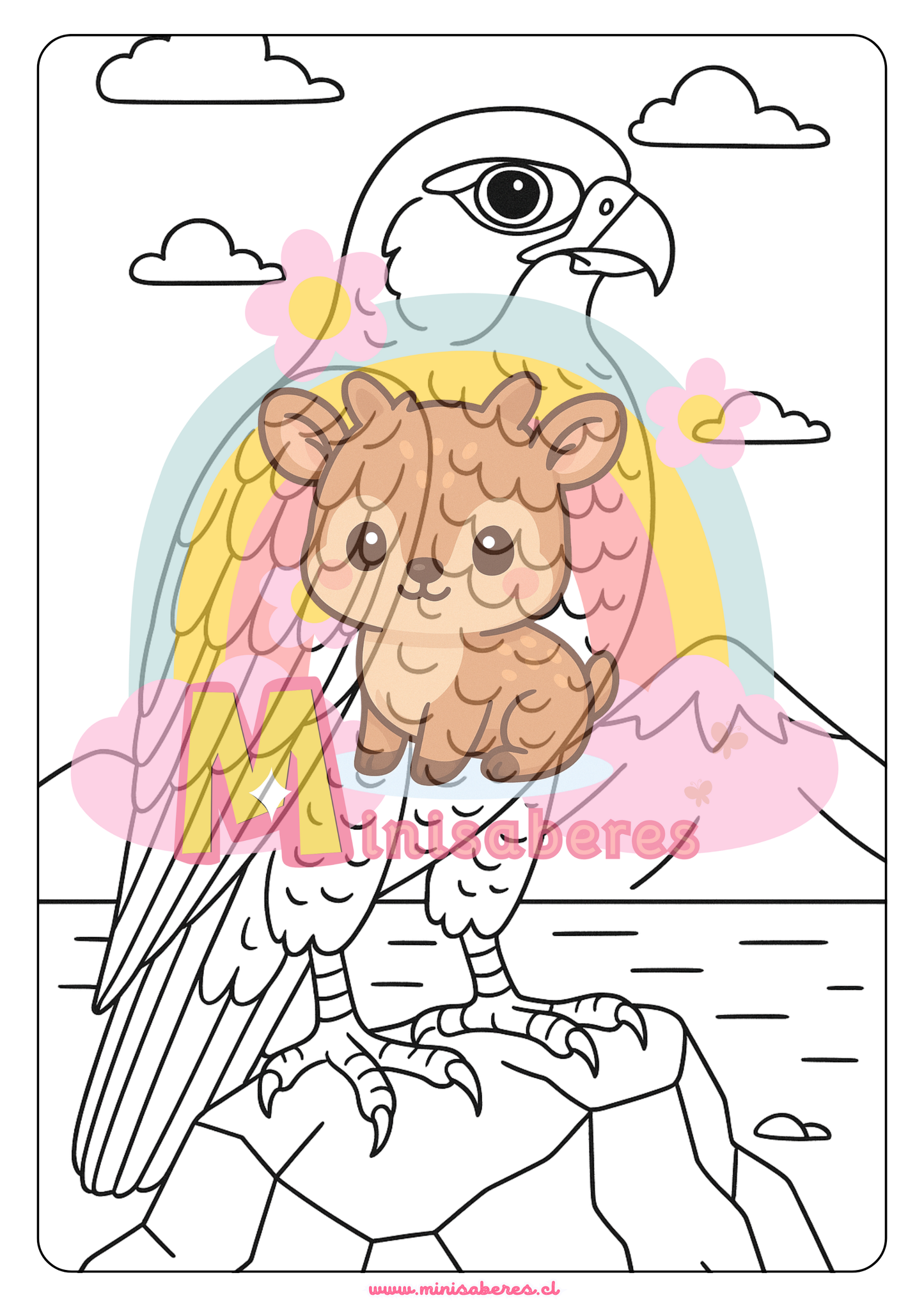 Libro para colorear - Animales Nativos (Zona Norte Chico)