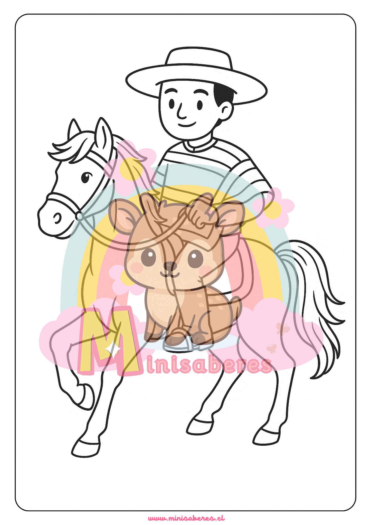 Libro para colorear - Fiestas Patrias Chile