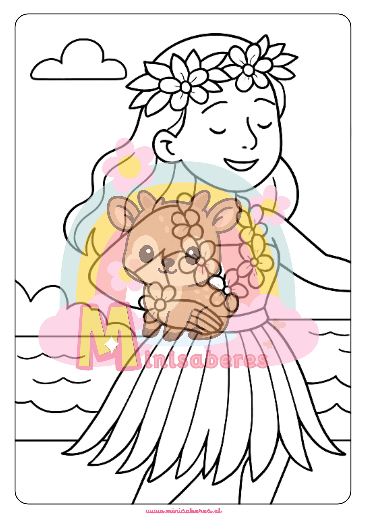 Libro para colorear - Pueblo Rapa Nui