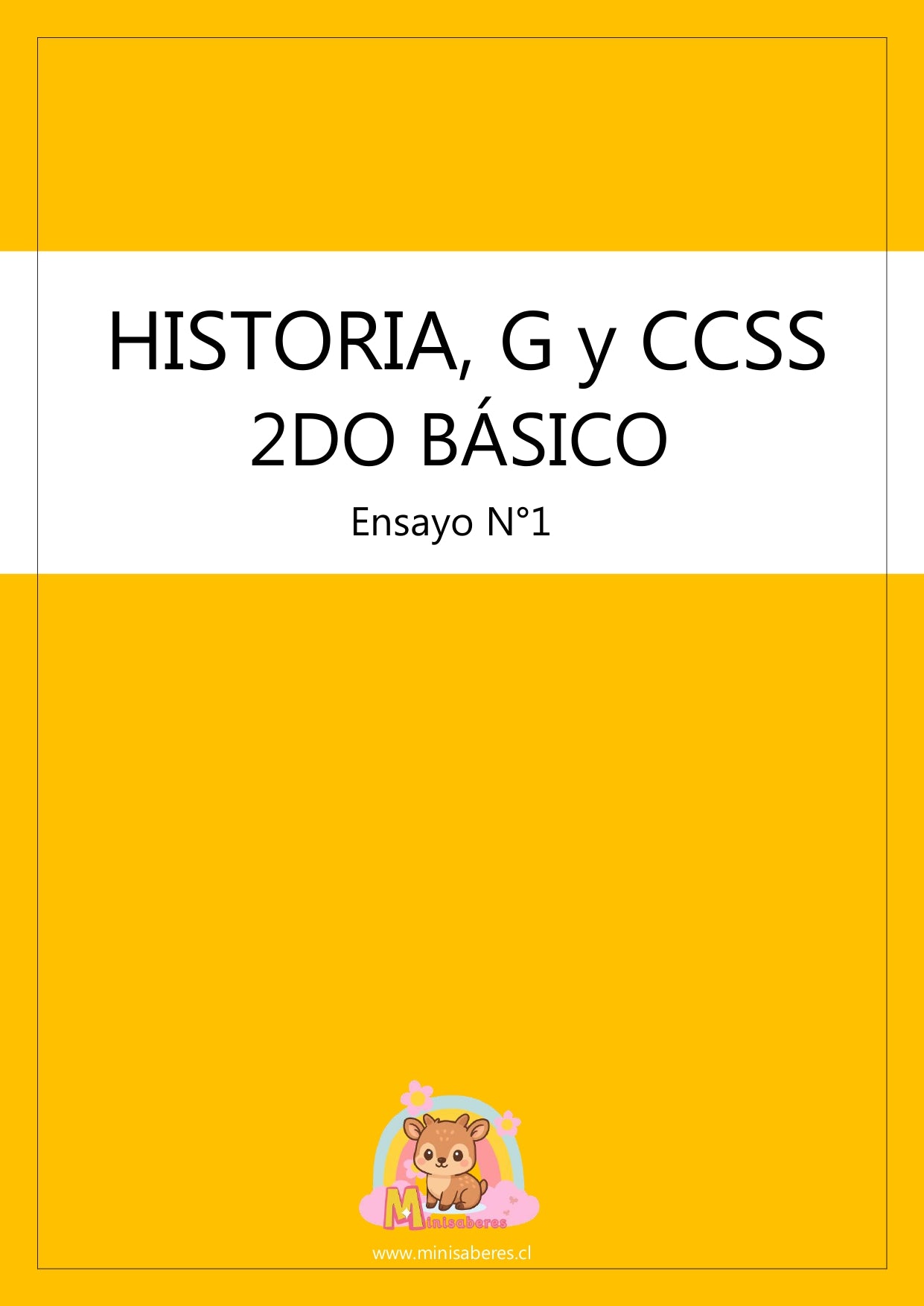 Ensayo SIMCE Historia 2° Básico – N°1