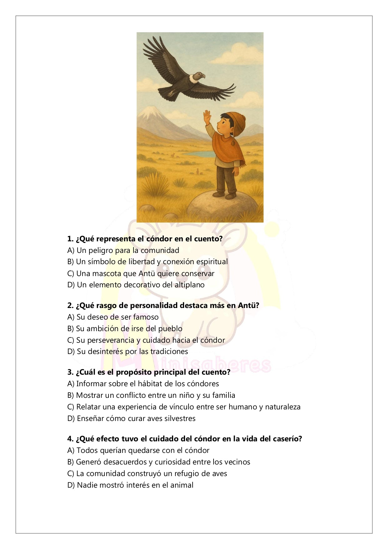 Ensayo SIMCE Lenguaje 8° Básico – N°1