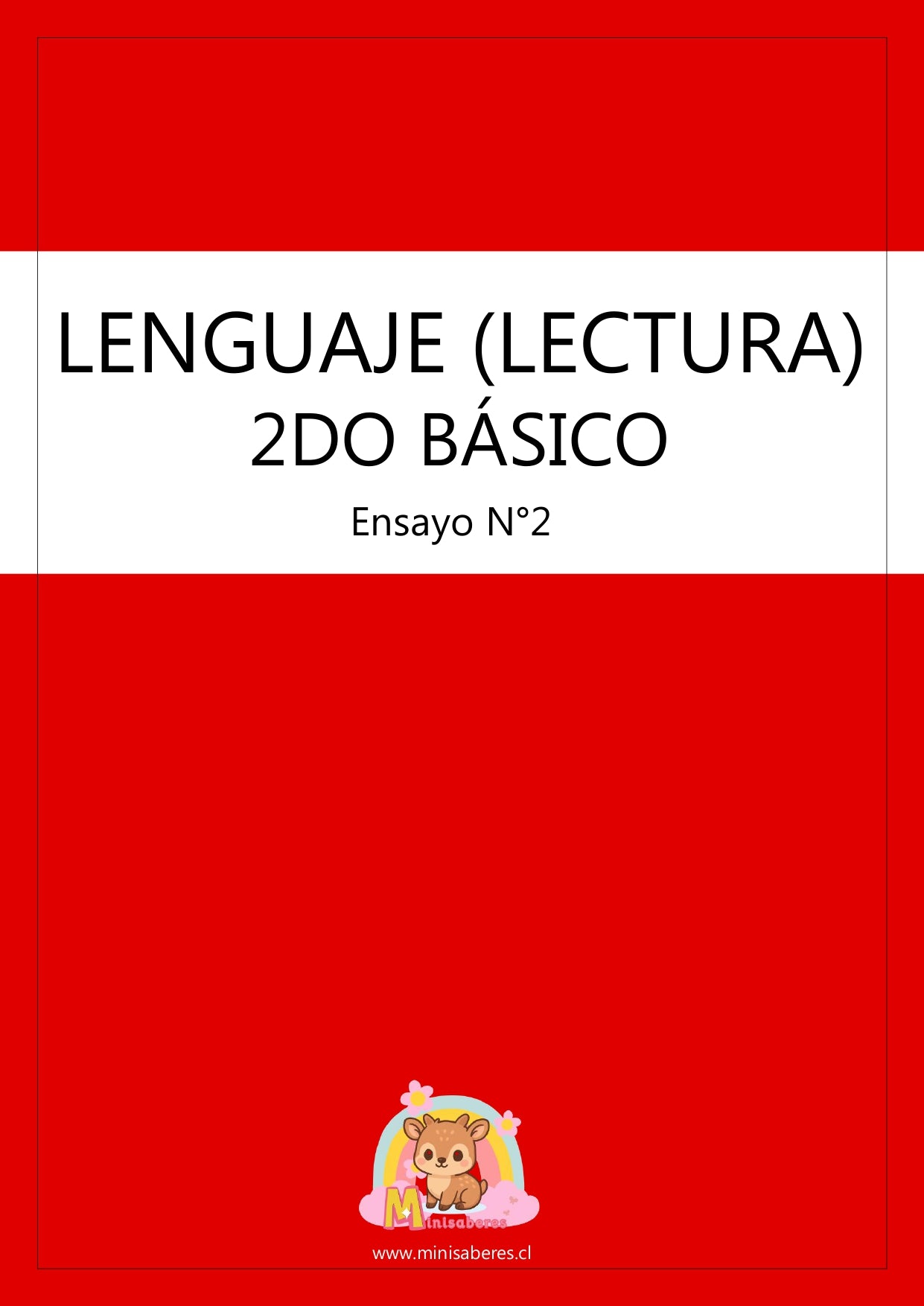 Ensayo SIMCE N°2 Lenguaje - 2° Básico