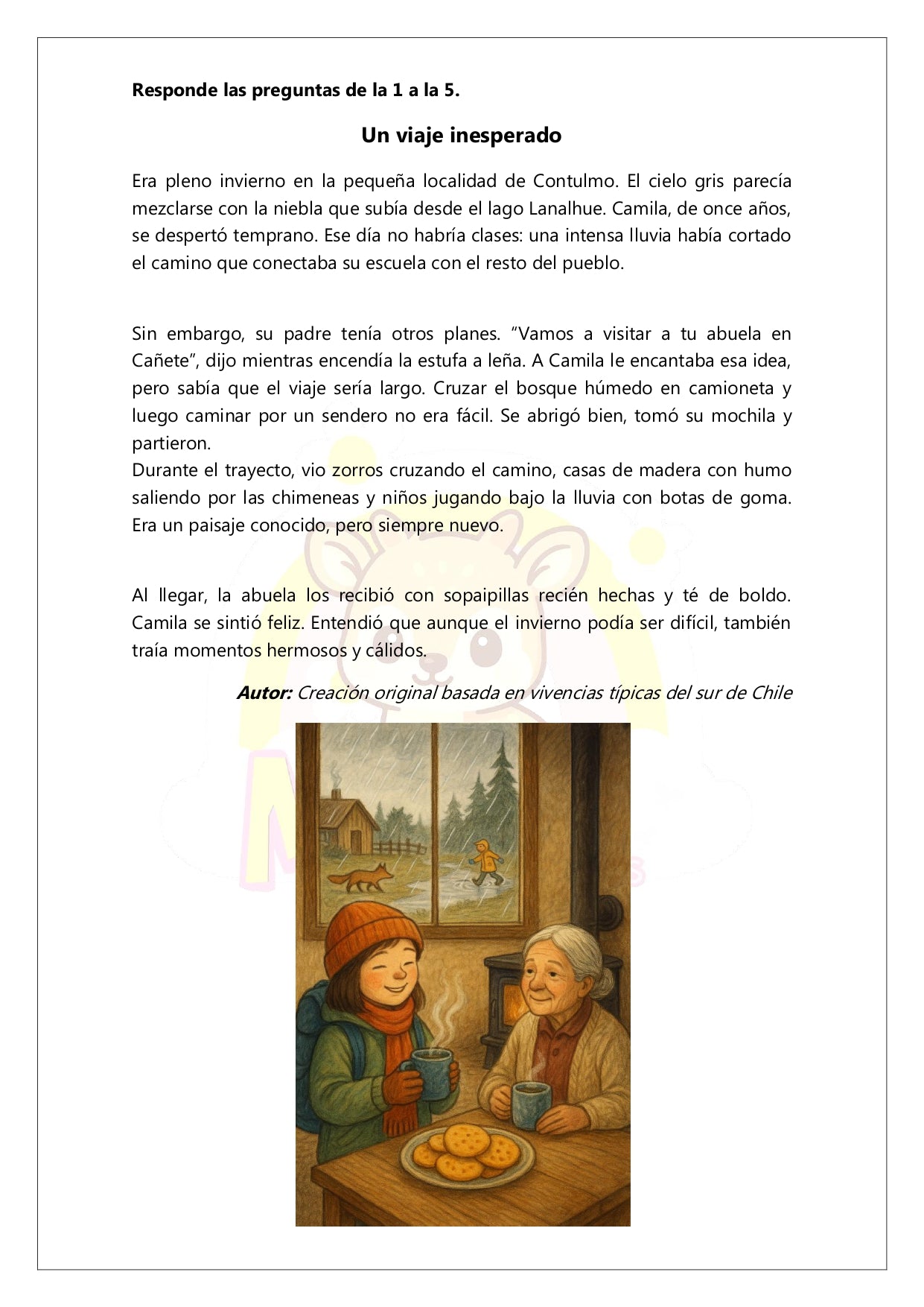 Ensayo SIMCE Lenguaje 6° Básico – N°3