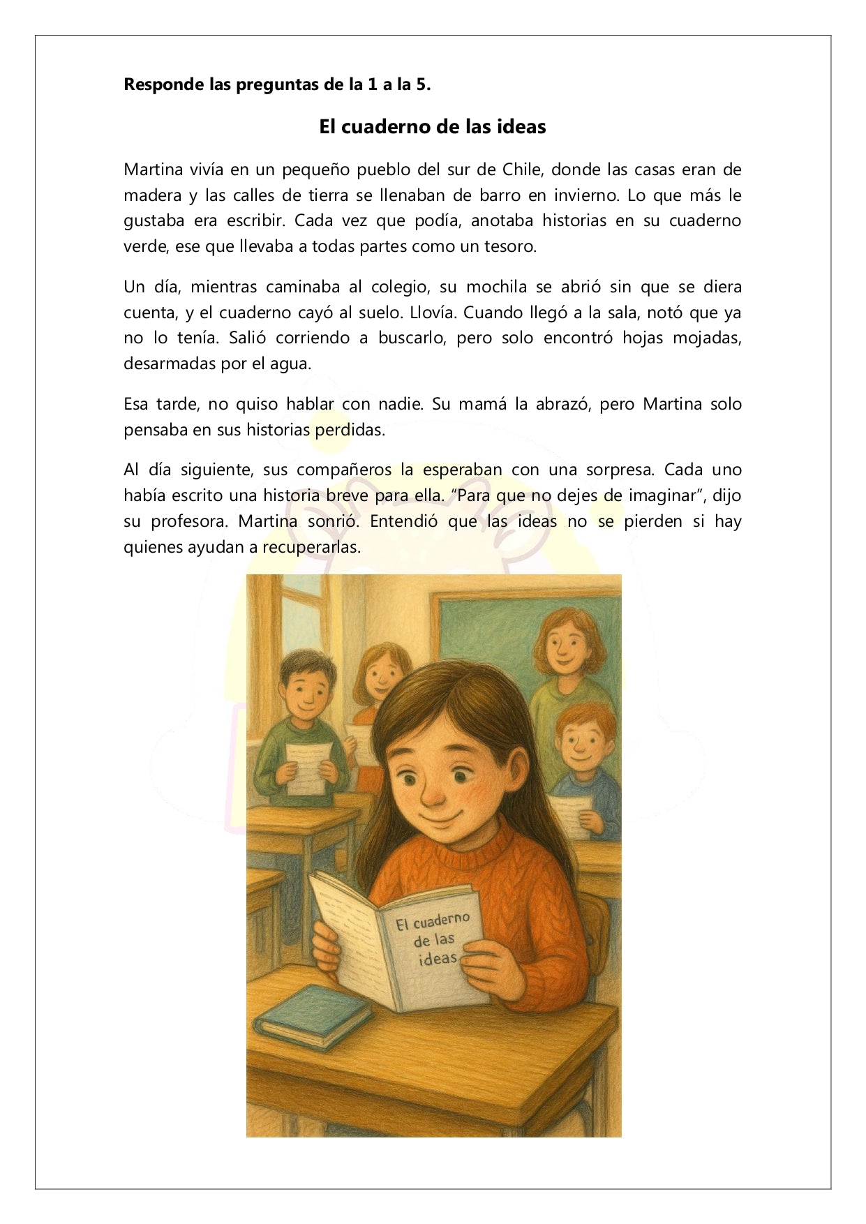 Ensayo SIMCE Lenguaje 6° Básico – N°5