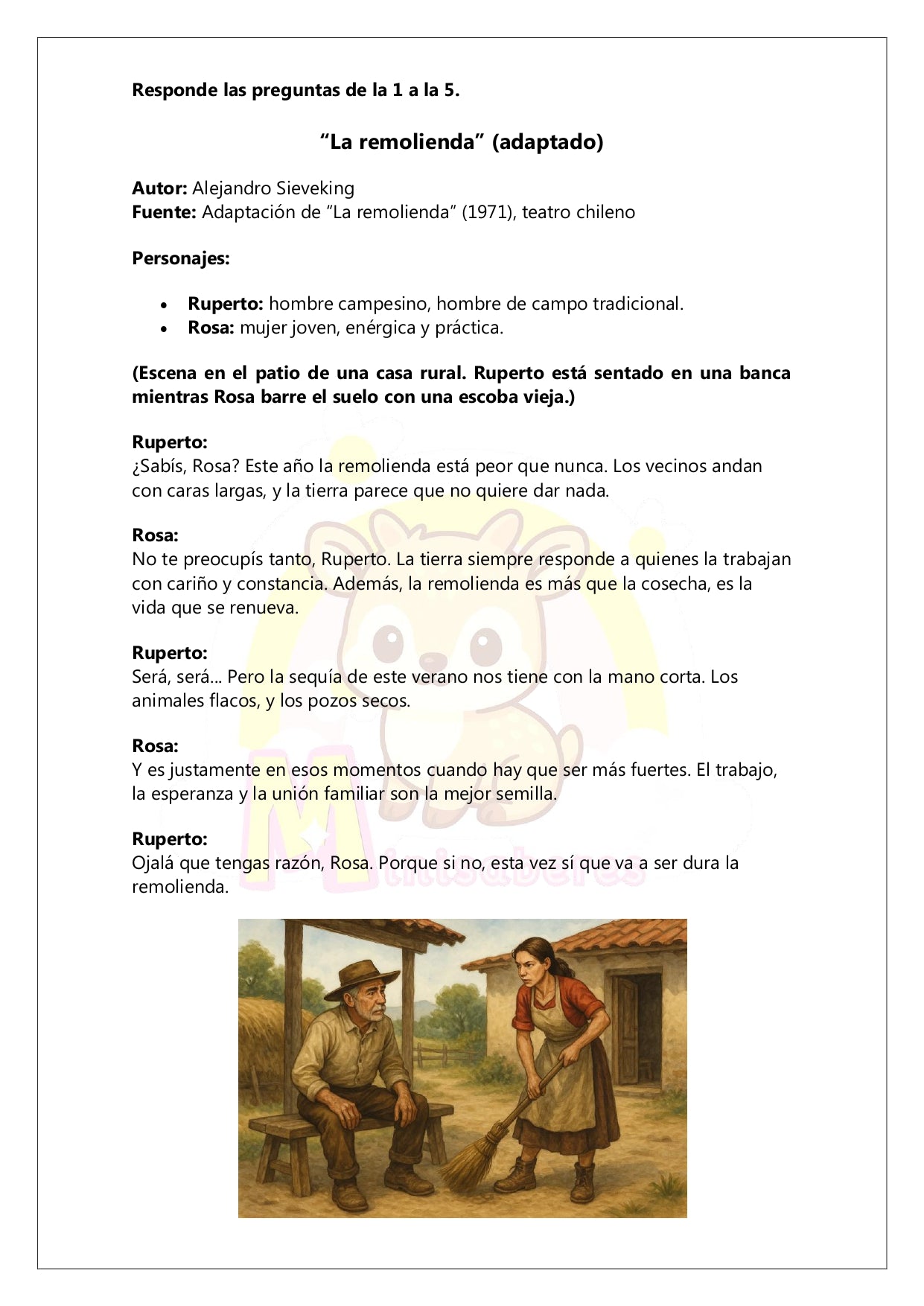 Ensayo SIMCE Lenguaje 8° Básico – N°6