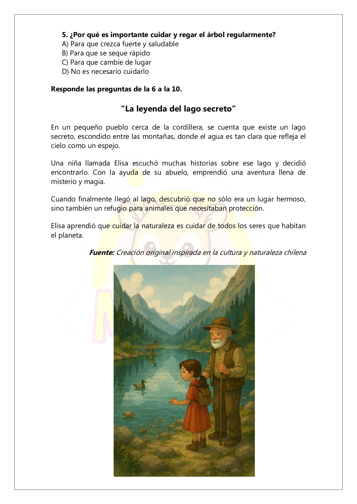 Ensayo SIMCE Lenguaje 8° Básico – N°9