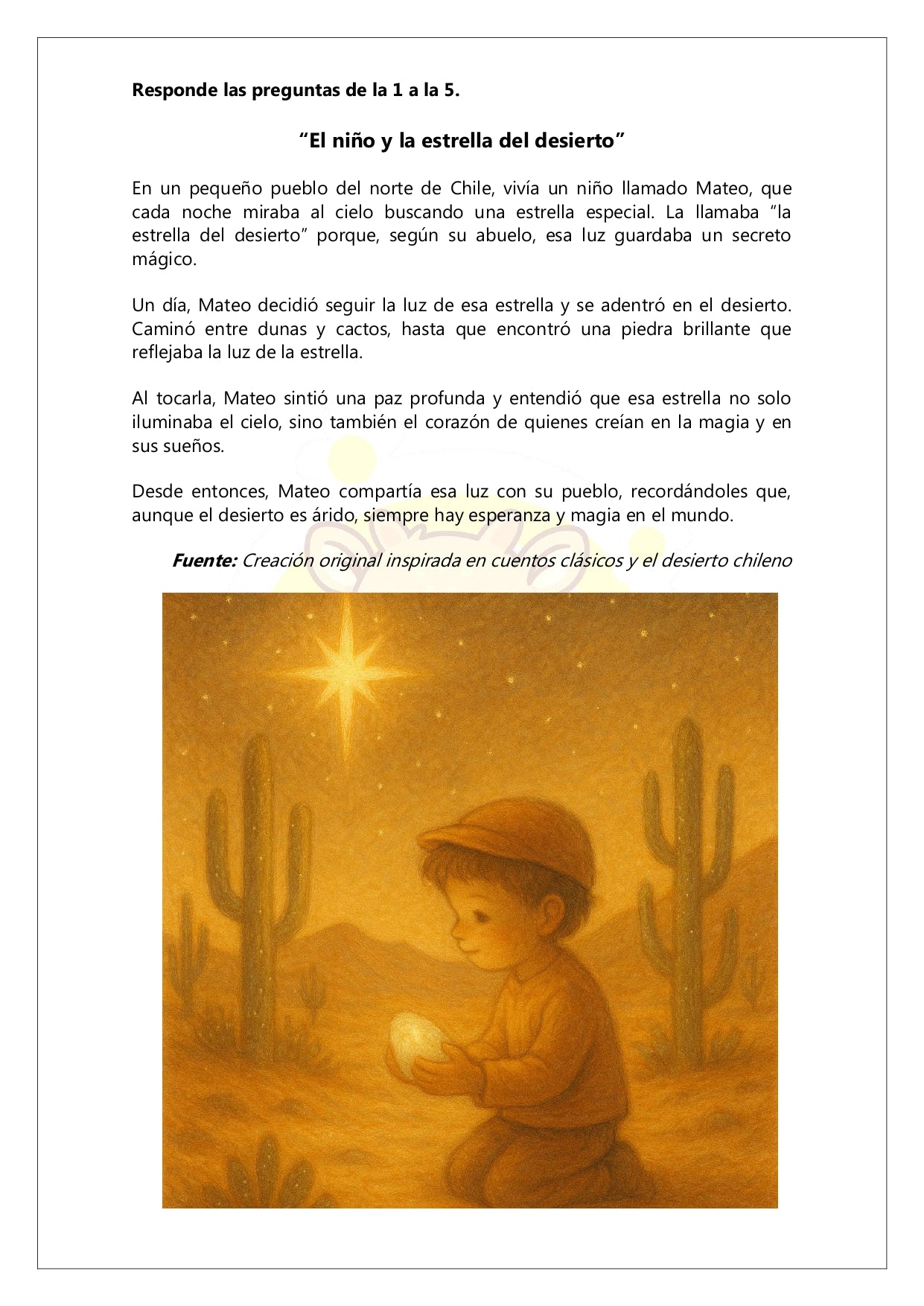 Ensayo SIMCE Lenguaje 8° Básico – N°8