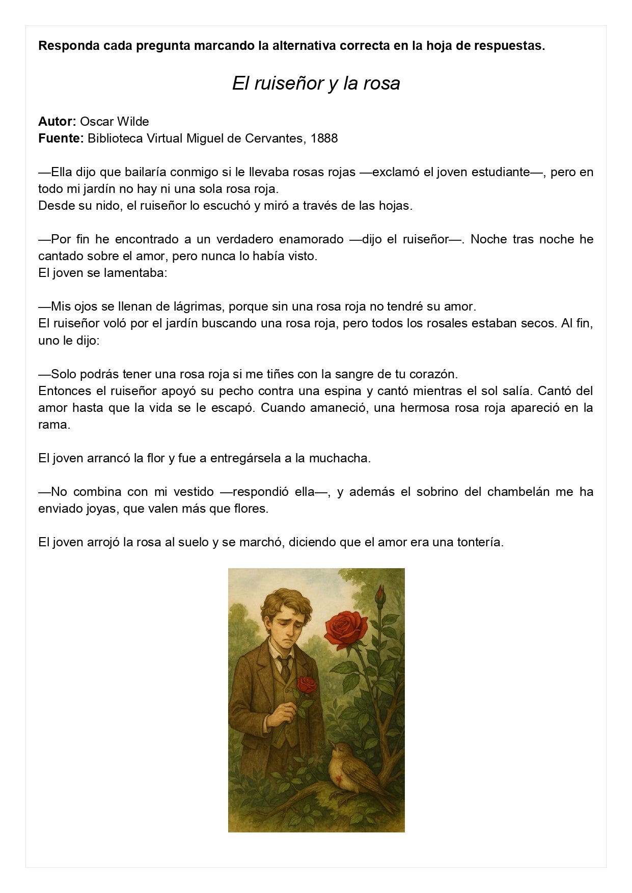 Ensayo SIMCE A - Lenguaje 6° básico