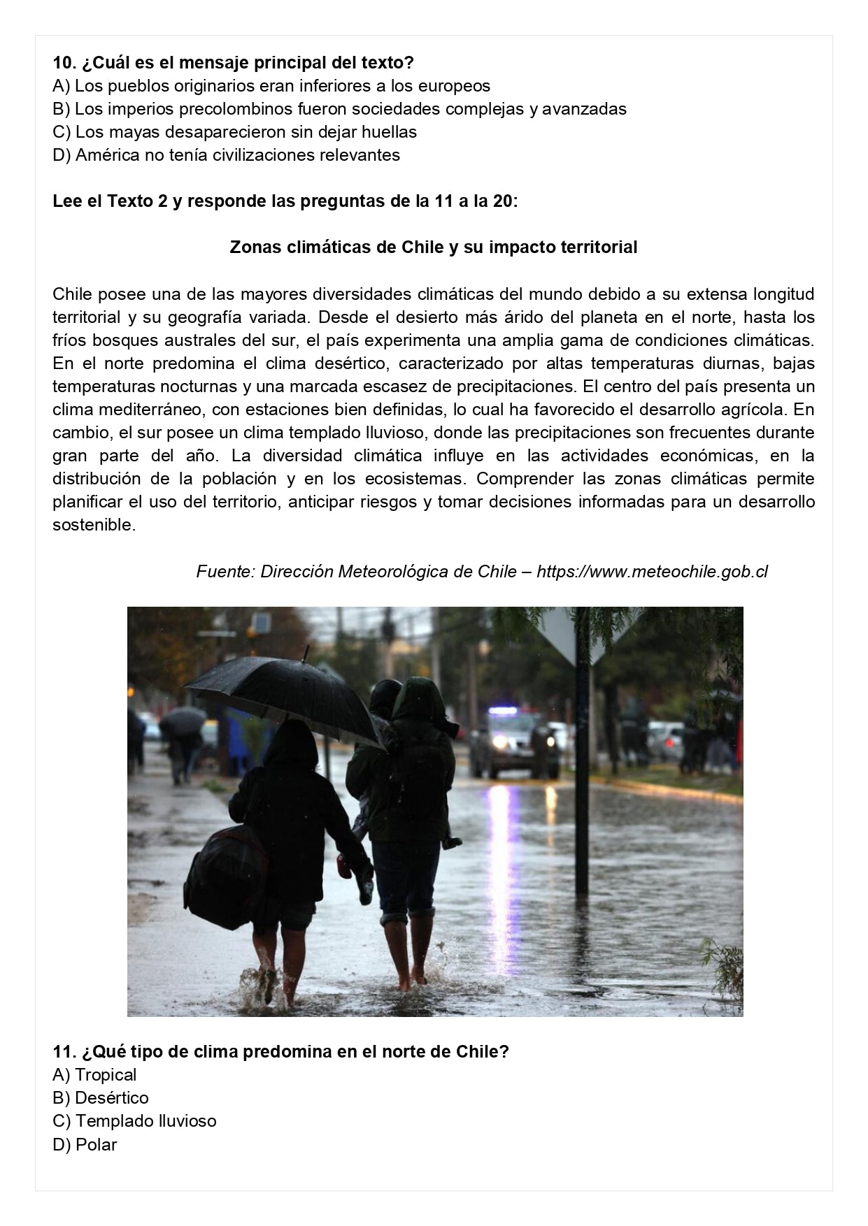 Ensayo SIMCE B - Historia 8° básico