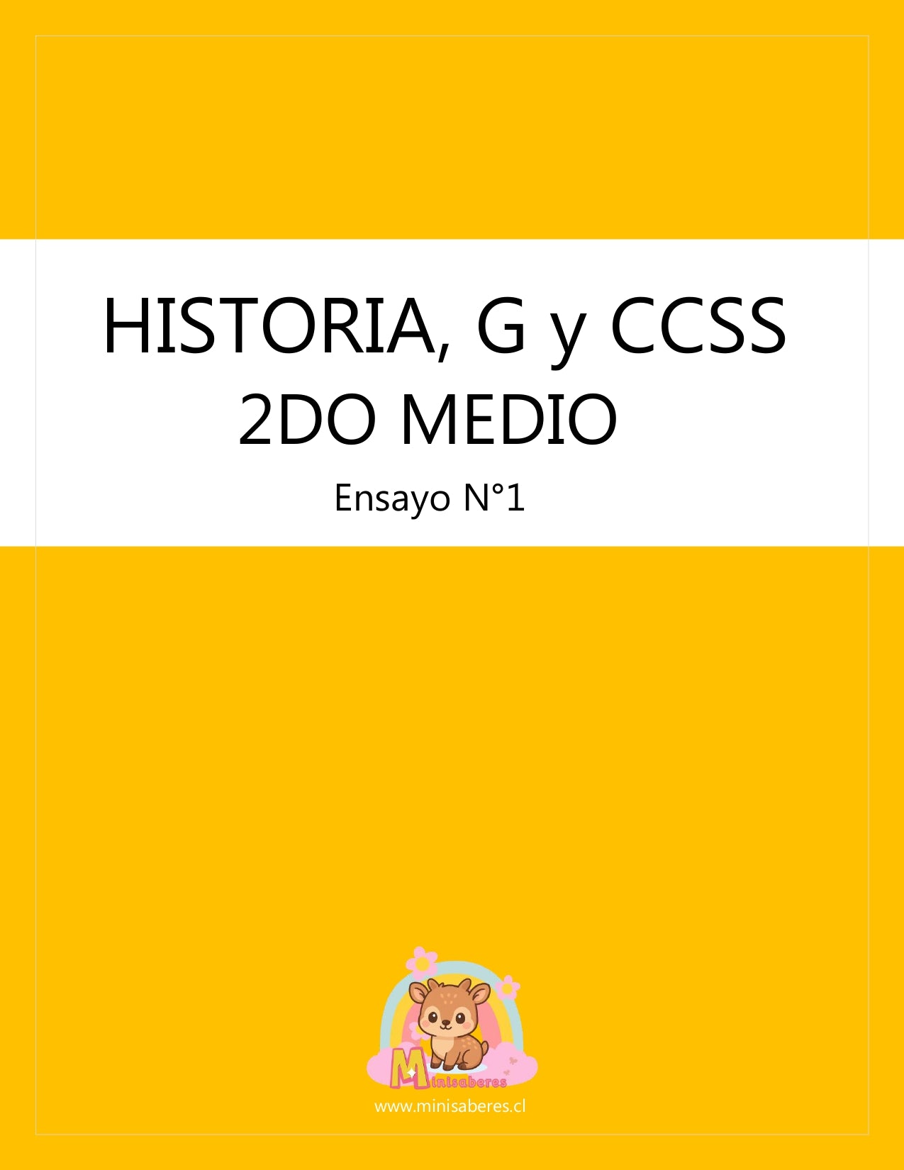 Ensayo SIMCE Historia 2° Medio – N°1