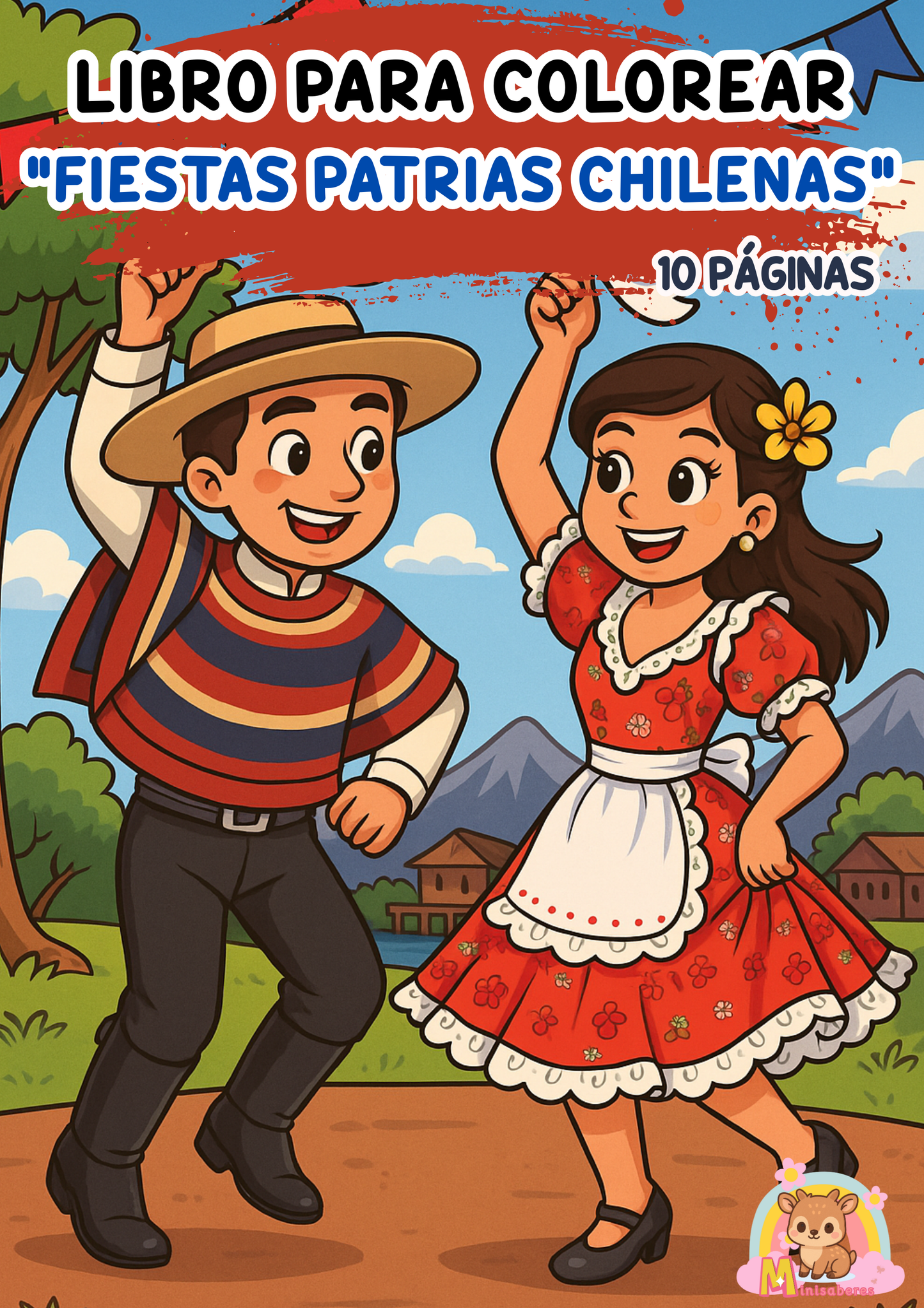 Libro para colorear - Fiestas Patrias Chile