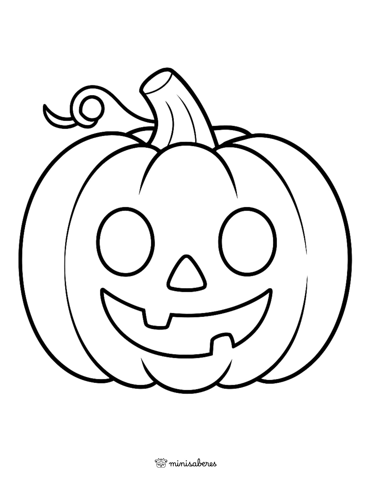 Máscaras de Halloween para colorear e imprimir GRATIS – Especial Halloween Minisaberes