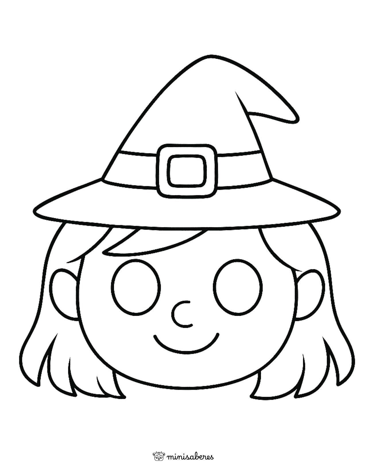 Máscaras de Halloween para colorear e imprimir GRATIS – Especial Halloween Minisaberes