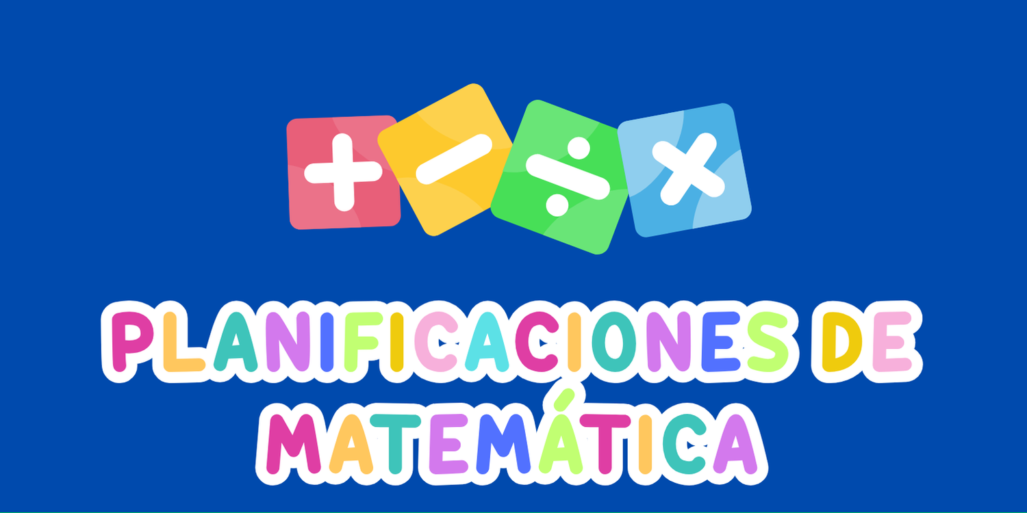Planificaciones Matemática 1° a 6°