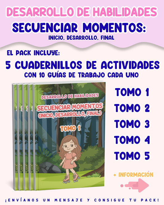 PACK Desarrollo de habilidades – Secuenciar momentos de un texto