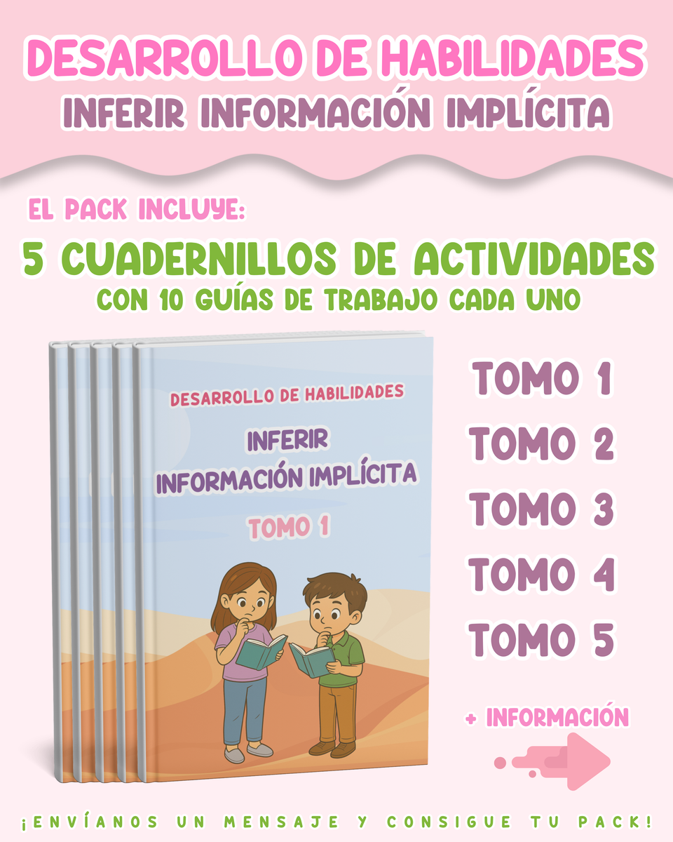 PACK Desarrollo de habilidades – Inferir Información Implícita ...