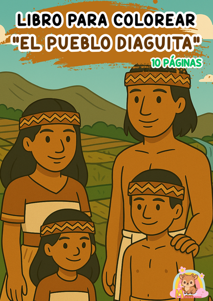Libro para colorear - Pueblo Diaguita