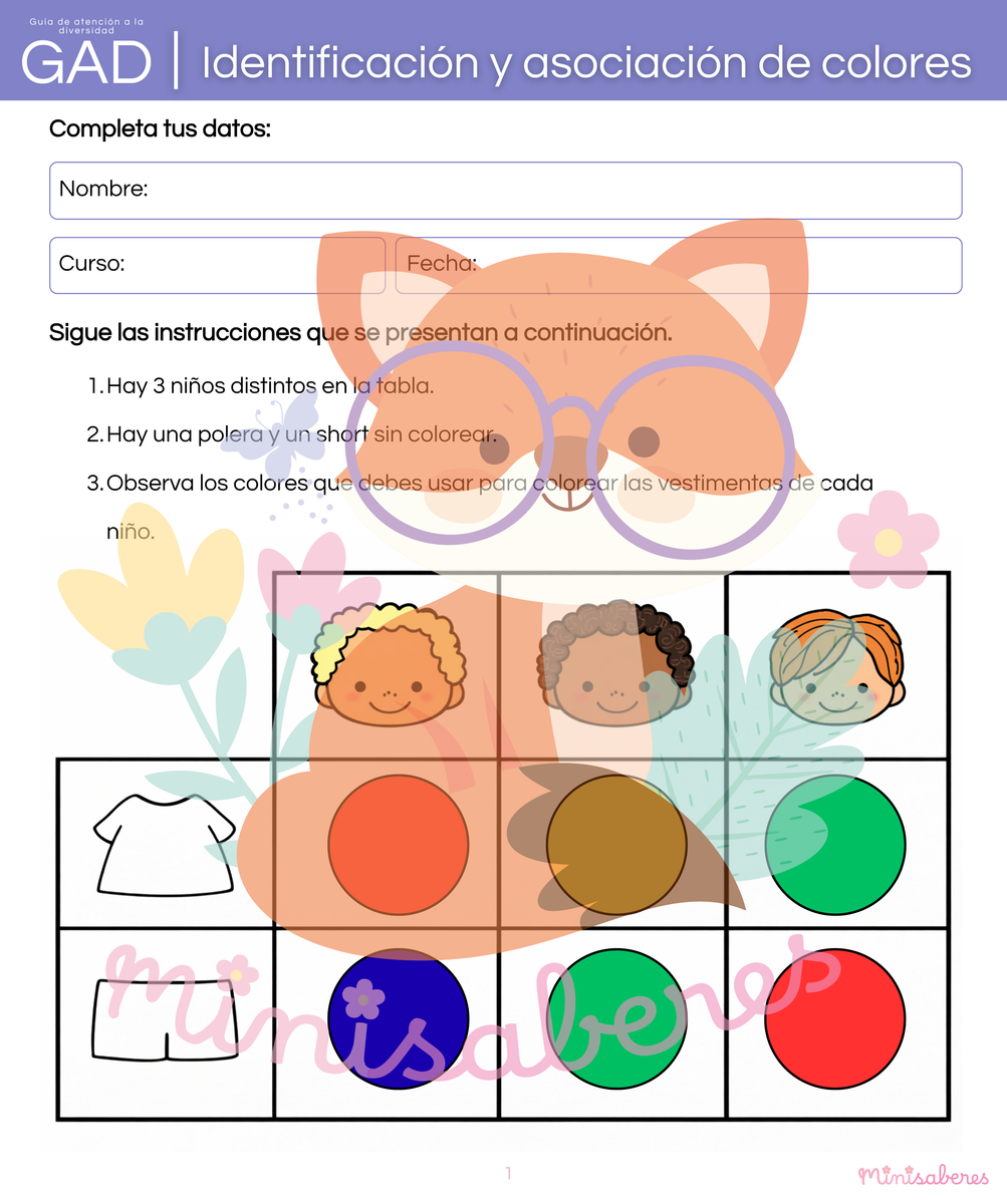 Guía de Atención a la Diversidad (GAD) – Identificación y asociación d ...