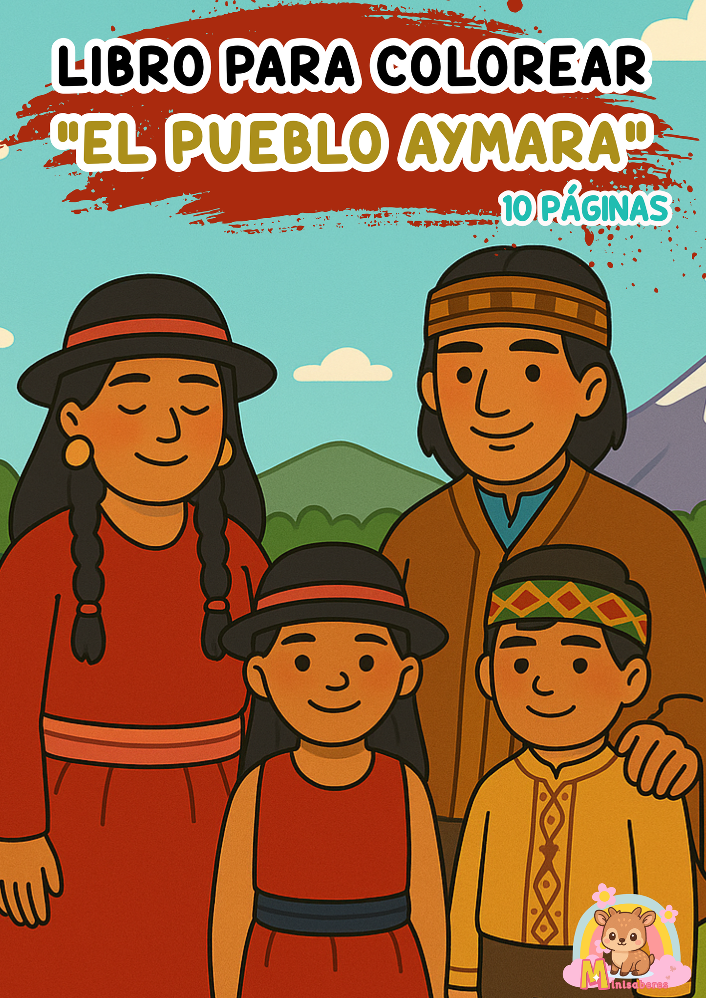 Libro para colorear - Pueblo Aymara