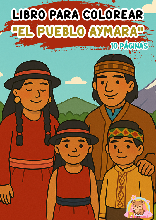 Libro para colorear - Pueblo Aymara