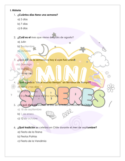 Evaluación Diagnóstica - Historia, Geografía y CCSS (HIST) 2° básico