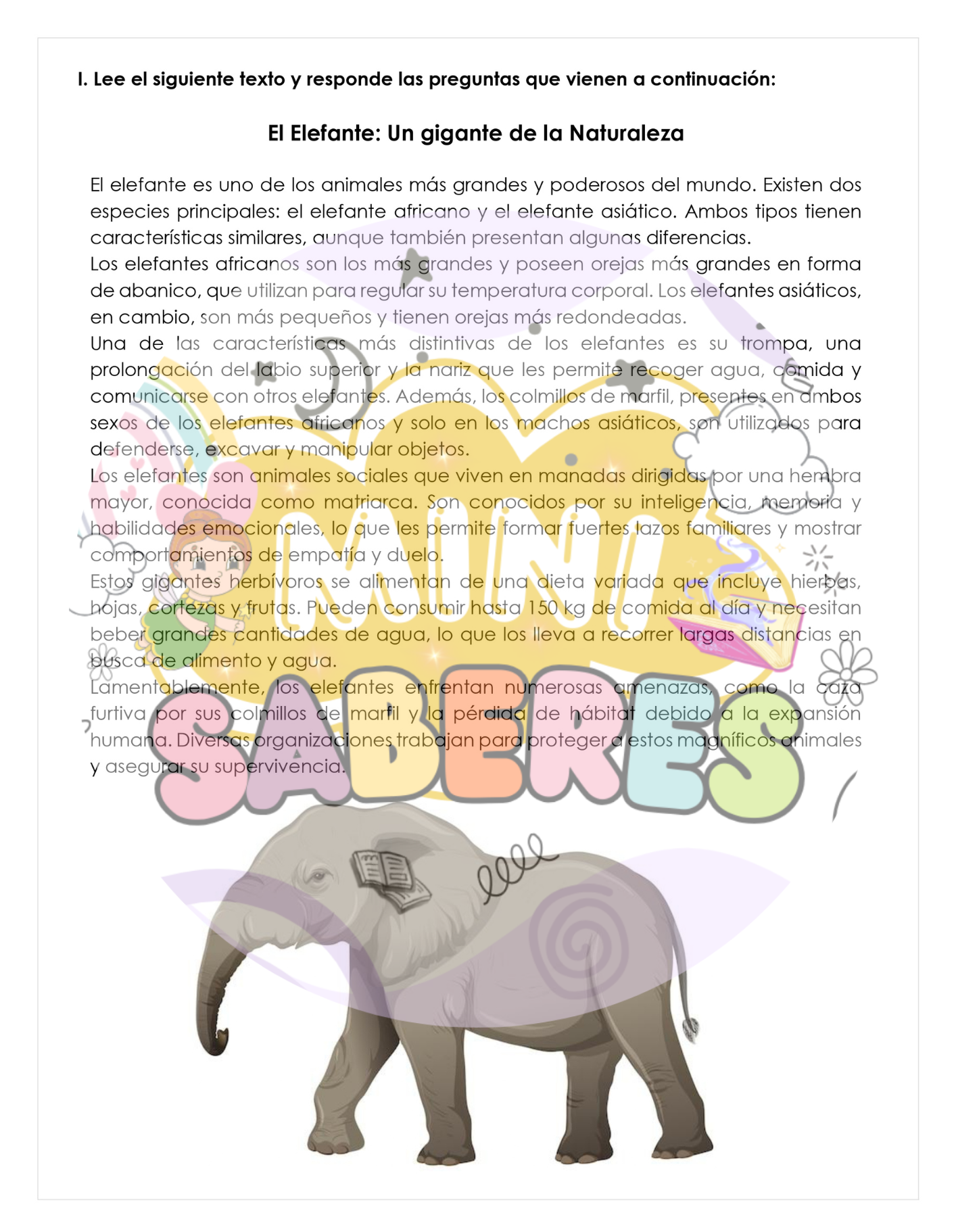 Ensayo SIMCE N1 - Lenguaje y Comunicación 4° básico