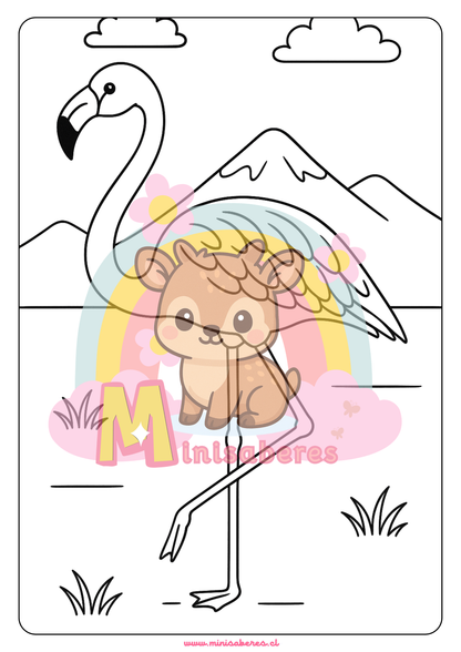 Libro para colorear - Animales Nativos (Zona Norte)
