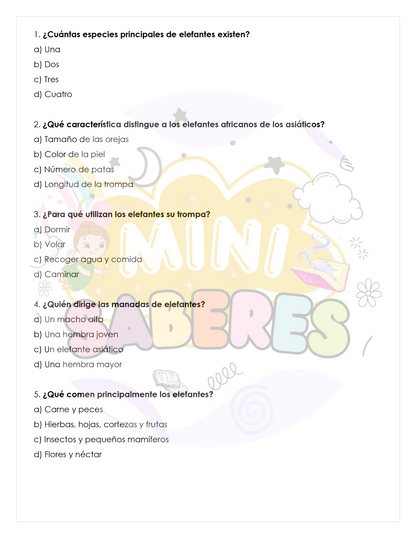 Ensayo SIMCE N1 - Lenguaje y Comunicación 4° básico