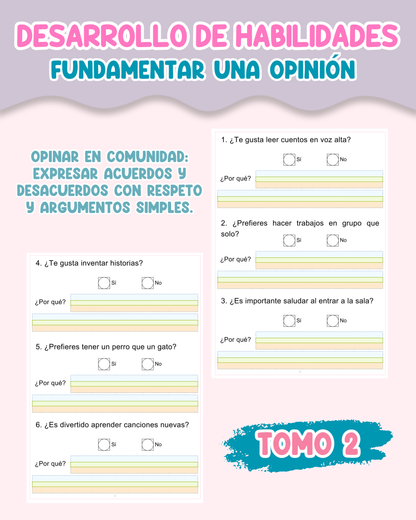 PACK Desarrollo de habilidades – Fundamentar una opinión
