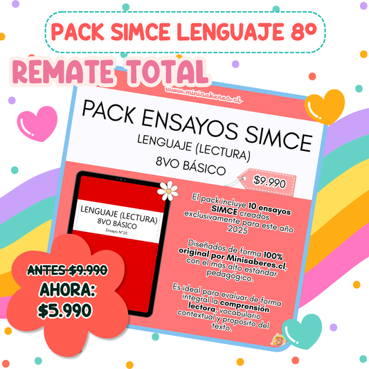 REMATE Ensayos SIMCE - Lenguaje 8° básico