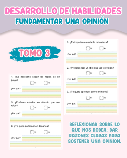 PACK Desarrollo de habilidades – Fundamentar una opinión