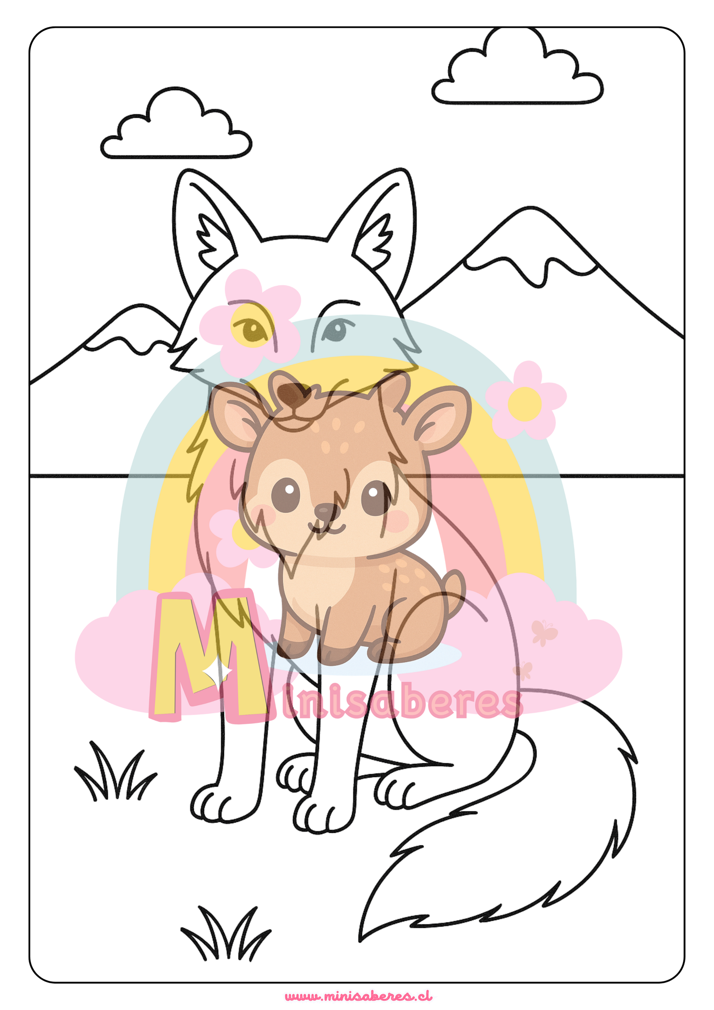 Libro para colorear - Animales Nativos (Zona Norte)