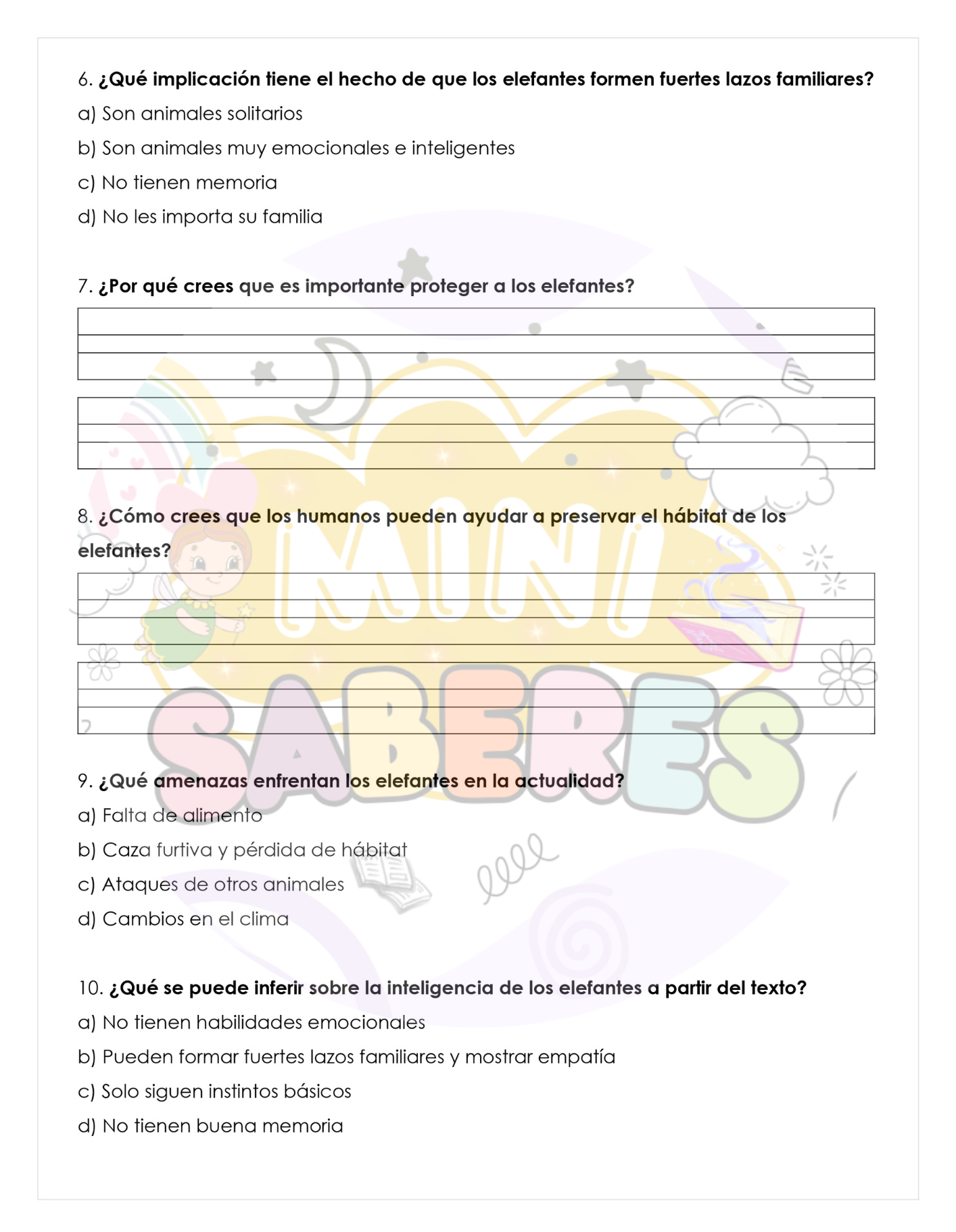 Ensayo SIMCE N1 - Lenguaje y Comunicación 4° básico