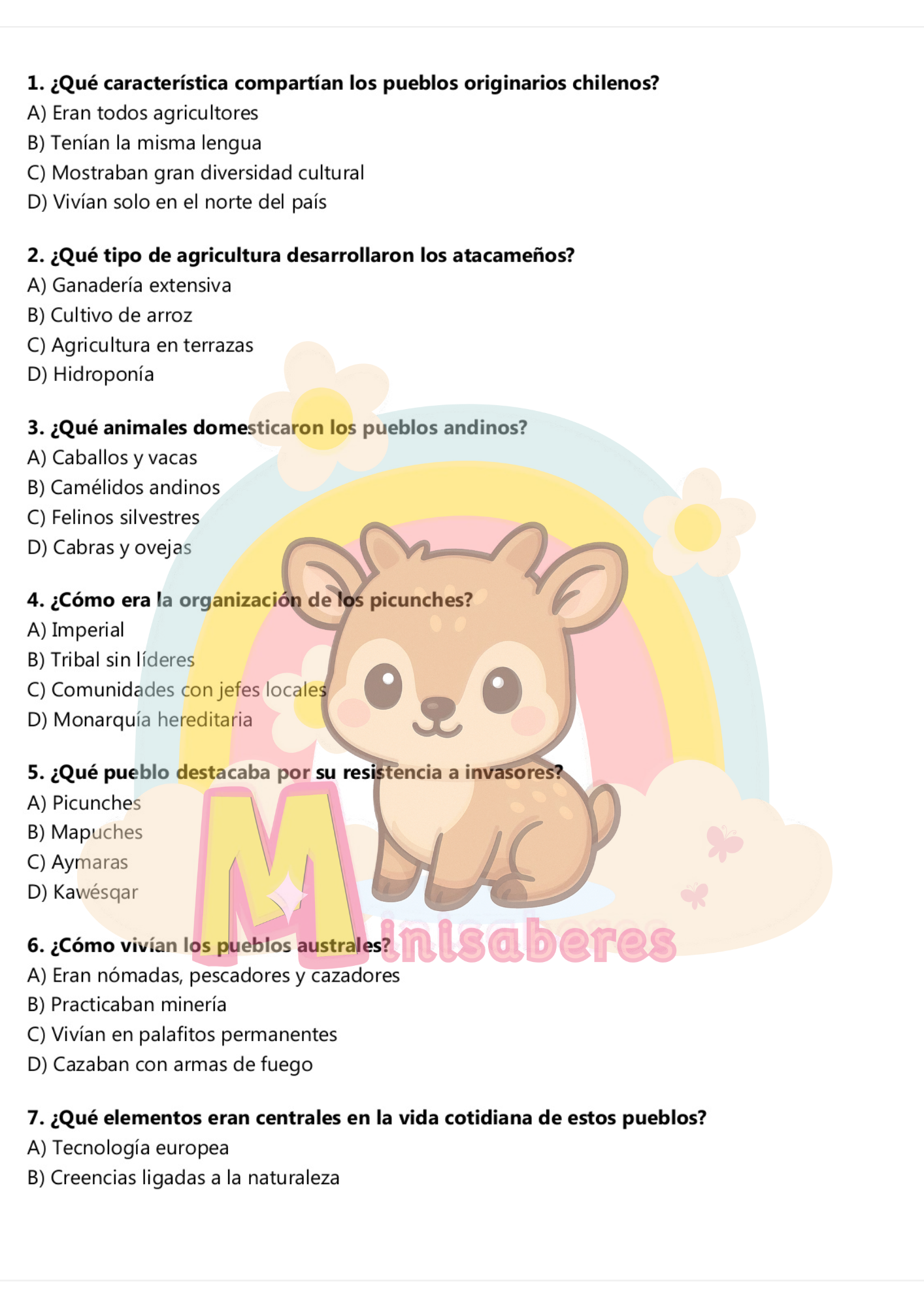 Ensayo SIMCE Historia 8° Básico – N°8