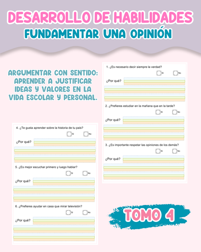 PACK Desarrollo de habilidades – Fundamentar una opinión