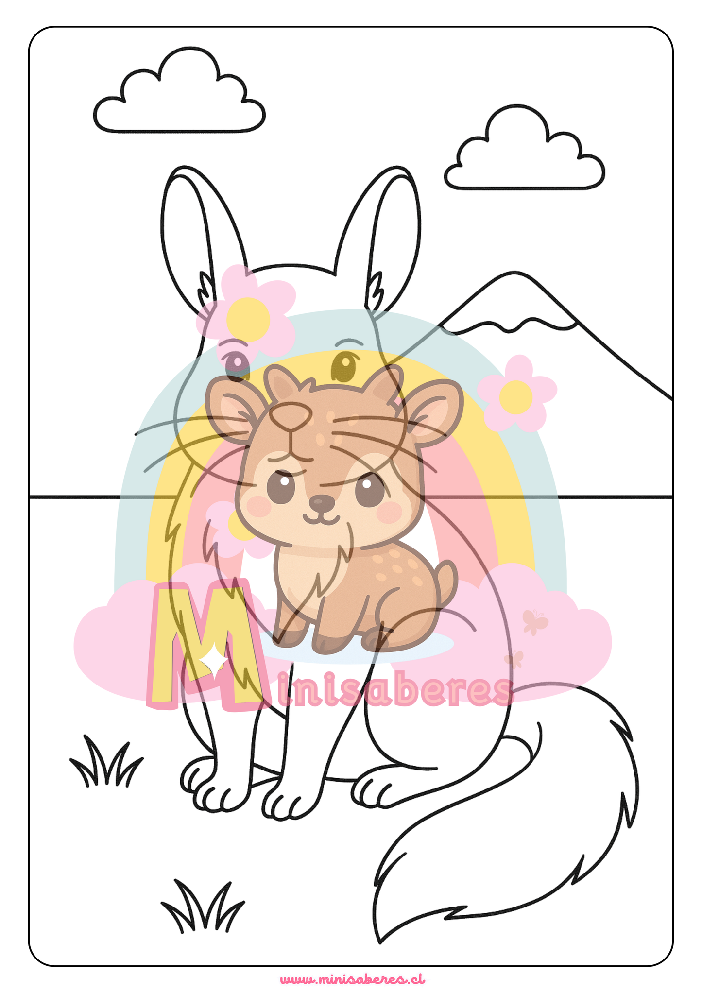 Libro para colorear - Animales Nativos (Zona Norte)