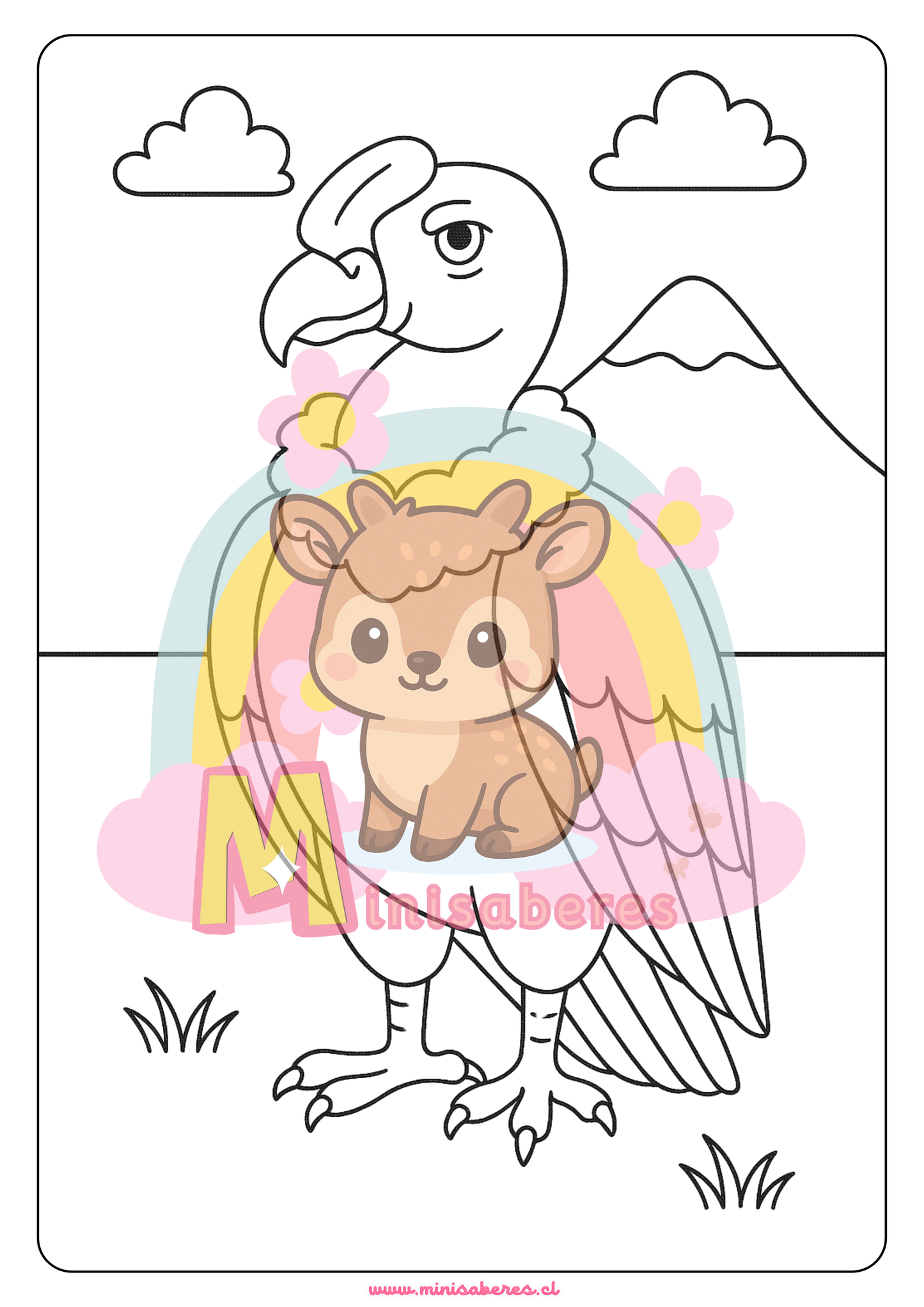 Libro para colorear - Animales Nativos (Zona Norte)