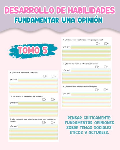 PACK Desarrollo de habilidades – Fundamentar una opinión