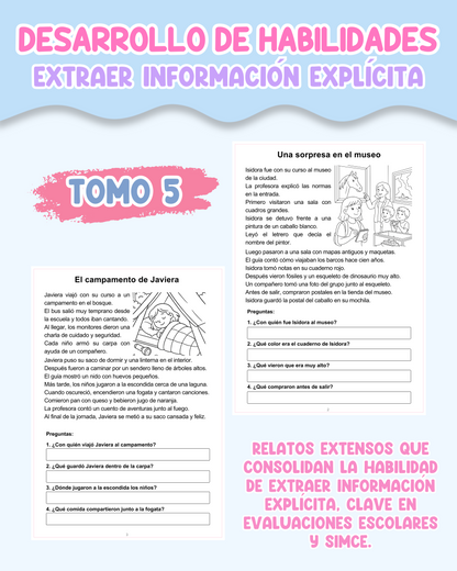 PACK Desarrollo de habilidades – Extraer Información Explícita